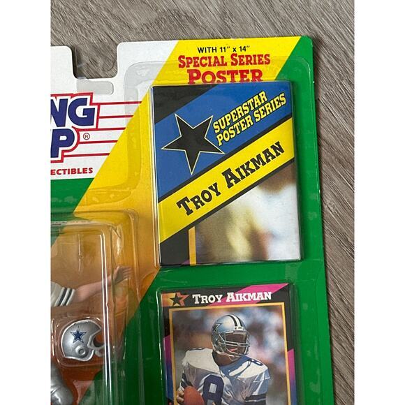 Starting Lineup 1992 Troy Aikmen with special series poster‎ - Picture 4 of 8